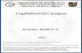 Capitalización exigua157.92.136.59/download/tpos/1502-0252_AnaniaBC.pdf · 2017-07-04 · 34) Jarach, Dino, Finanzas póblicas. y Derecho Tributario, Tercera Edición, Ed. Abeledo