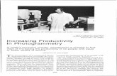 Increasing Productivity In Photogrammetry · 2017-09-10 · INCREASING PRODUCTIVITY IN PHOTOGRAMMETRY FIG. 4. Kern PG-2stereoplotter, teletype terminal, digitizing unit consisting