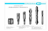 Catalog K19 ADJUSTABLE REAMERS 1 …...valve and valve seat refacing tools and machines for servi-cing the valves and valve seats of automotive engines and of large marine and stationary