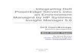 Integrating Dell servers into an Environment Managed by HP Systems … · 2006-01-09 · Section 2 Test Configuration To provide an example of how to integrate Dell PowerEdge servers