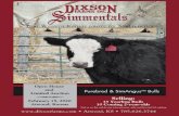 DIXSON FARMS Dixson Simmentals.pdf · and conditions of the American Simmental Association. STORM DATE: In case of EXTREME weather, the sale will be moved to February 22. DIXSON FARMS
