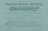THE Tlpn OzoneBattery · From long practice I was convinced that the electricforce usuallyemployedindisease,waspro- ductiveofgreatharm. Ithen commenceda series ofexperiments with