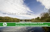 HP Global Citizenship - Amazon Web Services€¦ · HP global citizenship and environmental sustainability mission Global citizenship is HP's comprehensive commitment to hold ourselves