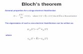 Bloch’s theorem - Zhejiang Universityzimp.zju.edu.cn/~yizhou/2014-Spring/Lecture-introduction-BandTheory2.pdf · Bloch’s theorem The eigenstateseigenstates of such a one-electron