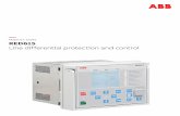 PRODUCT GUIDE RED615 Line differential protection and …...differential protection and control relay designed for utility and industrial power systems, including radial, looped and