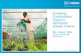 Creatintg Competitive gaps - Nestlé...Creating competitive gaps in the upstream supply chain (2/3) Ensure supply, farmers’ loyalty and consumer benefits in the case of oat sourcing
