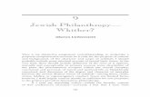 Jewish Philanthropy— Whither?download.yutorah.org/2010/1053/749383.pdf · 1 Aharon Lichtenstein does not address its audience in a normative mode. Nevertheless, in a number of contexts,