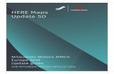 HERE Maps Update SD · 2020-04-29 · HERE Maps Update SD Mitsubishi Motors MMCS ... Simplified Map Automatic Display” default value. INFO/SETTINGS ∟ SETTINGS ∟ Navi Settings