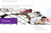 Programs to help you be well and save money and... · Aetna Weight managementsm discount program save and lose weight Lose weight, feel great and save on today’s most popular weight-loss