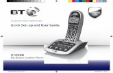 Quick Set-up and User Guide - BT · Designed to block nuisance calls Quick Set-up and User Guide BT4500 Big Button Cordless Phone with Answer Machine 1666 BT4500 UG [5].indd 1 09/04/2013