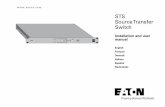Eaton Pulsar STS manual · 51027617/AI ae ontents o pacage The STS package contains the following (see figure 1): z STS module, z installation and user manual (this document), z four
