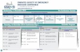 EMIRATES SOCIETY OF EMERGENCY MEDICINE CONFERENCE 19esemconference.ae/download/2019_workshops/esem19... · *Program subject to change 1 EMIRATES SOCIETY OF EMERGENCY MEDICINE CONFERENCE