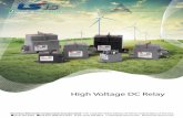 High Voltage DC Relay - aecsensors.com · 2 - High Voltage DC Relay High Voltage DC Relay Leading Innovation, Creating Tomorrow With over 30 years of experience in electric power