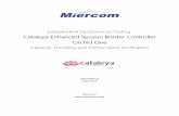 Cataleya Enhanced Session Border Controller Orchid Onemiercom.com/pdf/reports/20150501.pdf · Traffic from the subscriber/user organization was simulated by SIP traffic generators