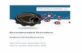 Recommended Procedure - BSA€¦ · Recommended Procedure provides a reference standard for the conduct of an audiological intervention ... Audible communication with the subject