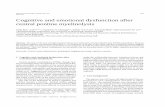Cognitive and emotional dysfunction after central pontine ...downloads.hindawi.com/journals/bn/2003/872916.pdf · Behavioural Neurology 14 (2003) 103–107 103 IOS Press Cognitive