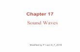17 Lecture 2018 - hawaii.eduplam/ph170_summer/L17/17_Lecture_2018.pdf · Shock wave - when v object > v sound € v object v sound ≡Mach number α ="Mach angle" sin α= v sound