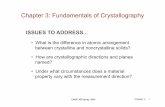 Chapter 3: Fundamentals of Crystallography€¦ · Figun_03_p047d. AMSE 205 Spring ‘2016 Chapter 3 - 19 Single Crystalline vs. Polycrystalline. AMSE 205 Spring ‘2016 Chapter 3
