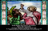 T FIRST S LENT HOLY EUCHARIST SUNDAY MARCH AT€¦ · Priest: Blessed be God who forgives all our sins; People: whose mercy endures forever. Priest: Dear friends in Christ as we prepare