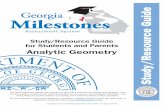 Georgia Milestones Study/Resource Guidebhsoldeen.weebly.com/uploads/3/7/5/0/37500775/milestones...Georgia Milestones Analytic Geometry EOC Study/Resource Guide for Students and Parents
