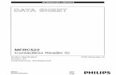 DATASHEET SEARCH SITE == €¦ · printed 2005 Dec 14 2 CONFIDENTIAL INFORMATION Philips Semiconductors Product Specification Revision 3.0 2005 December 14 Contactless Reader IC MFRC522