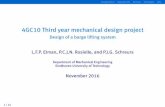 4GC10 Third year mechanical design projectpiet/edu/ogo1617/pdf/4GC10CasusO... · 4GC10 Third year mechanical design project Design of a barge lifting system L.F.P. Etman, P.C.J.N.