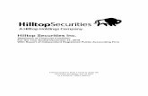 Hilltop Securities Inc. · Cash $ 13,989 Assets segregated for regulatory purposes 133,993 ... Marketable securities are valued at fair value, based on quoted market prices, and securities