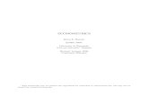 ECONOMETRICSbhansen/econometrics/Econometrics2006.pdf · Introduction Econometrics is the study of estimation and inference for economic models using economic data. Econometric theory
