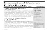 International Business Ethics Review Ethics and the Millenium.pdf2 International Business Ethics Review From The President By Lori Tansey Martens The International Business Ethics