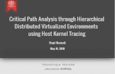 Critical Path Analysis through Hierarchical Distributed ...amdls.dorsal.polymtl.ca/system/files/10May2018.pdf · Critical Path Analysis through Hierarchical Distributed Virtualized