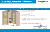 ATLAS Super Gigas TRACTION GEARLESS MRI- KLEEMANN Your … Gearless lifts... · KLEEMANN Your 1st Choice in Lifts . ATLAS Super TRACTION GEARLESS MRI- Gigas 3500 1400kg 4000 45m *