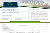 DEPOSIT OUPON - Quest Trust Company · Quest Accounts by visiting QuestTrust.com All checks should be made payable to “Quest Trust ompany F O [lient’s Name] #[Account Number]”