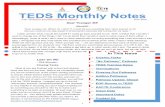 TEDS Monthly Notes - Kentucky · -Spyro Gyra - EOP Scores in TEDS We have made several improvements in TEDS over the past few years. One is the uploading of EOP data into TEDS at