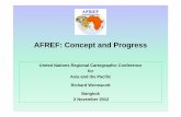 AFREF: Concept and Progressunstats.un.org/unsd/geoinfo//RCC/docs/rccap19/Side... · Sierra Leone o Guinea-Bissau Gambia Chad Congo Cameroon Gabon Central African Republic Equatorial