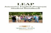 LEAP - College of Liberal Arts | Wright State University...TOEFL Waiver Track Students in the Level 4 TOEFL Waiver Track take two LEAP courses as well as one academic course in the