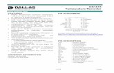 DS1615 Temperature Recorder Sheets/Dallas... · 2005-03-02 · DS1615 2 of 24 DESCRIPTION The DS1615 is an integrated temperature recorder that combines a real time clock with temperature