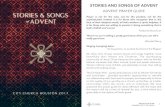 Stories and Songs of Advent - City Church · No other time of year weaves stories and songs together more beautifully than Advent and Christmas. The worshipping community of Jesus