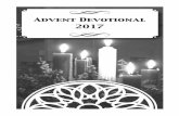 Advent Devotional 2017 P - asburyfirst.org · Sunday of Advent also begins the church calendar—so Happy New Year, church! Now you probably are not going to find many Advent greeting