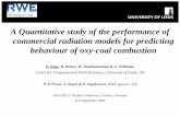 A Quantitative study of the performance of commercial ... 3_A/P.Edge... · A Quantitative study of the performance of commercial radiation models for predicting behaviour of oxy-coal