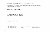 2013 IEEE International Conference on Information and ...toc.proceedings.com/20894webtoc.pdf · Virutual Guides for Force Feedback Teleoperation 145 Jihong Yan, Chen Yang, Qingchao