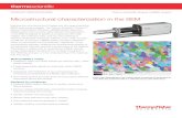 Microstructural characterization in the SEM...Microstructural characterization in the SEM ... within our acclaimed Thermo Scientific ™ Pathfinder X-ray microanalysis software, enabling