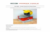IQ 360 - Dust Control Chop Saw · The IQ 360 is designed with the Cutting Head to be locked in any down position when cutting smaller pieces. Replaceable Motor Brushes: The IQ 360