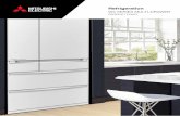 Refrigeration - Mitsubishi Electric...Diamond White • • Argent Silver • • Glass Door Finish • • The specifications and information in this flyer are subject to change without