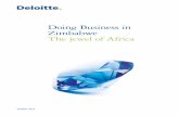 Doing Business in Zimbabwe The jewel of Africa...Doing Business in Zimbabwe The jewel of Africa 4 High level overview of Zimbabwe The Republic of Zimbabwe is a landlocked country in