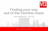 The Domino maze - LDC Via · 2020-03-18 · The session is NOT about… • Persuading anybody to leave Domino • Persuading anybody to stay on Domino • Persuading anybody to …