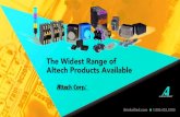 The Widest Range of Altech Products Available · Busbar Systems Altech’s UL489 busbar systems offer over 50% labor savings, fast installation, and a reduced need for maintenance.