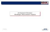 Armament Division Strategic Discussion Topics...3_T105155P3.ppt Armament Division Strategic Topics 1. Strengthen division/committee links with DoD – Ensure active sponsor – Meeting: