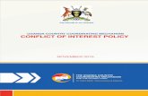 UGANDA COUNTRY COORDINATING MECHANISM CONFLICT OF INTEREST ... · with procedures to appropriately manage these conflicts in accordance with the requirements of the Global Fund and