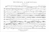 Clarinet I in A - Roman Carnival · CLARINET 1 IN A (Original Notation) Allegro assai con fuoco ("456) Andante sostenuto (0=62) Fl 11 Hector Berlioz, Op. 9 cresc. - cresc. - p cresc.