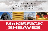 McKISSICK SHEAVES - Ashley Sling, Inc. · There is no sheave like a McKissick® Roll-Forged Sheave E-mail: crosbygroup@thecrosbygroup.com • (918) 834-4611, Fax: (918) 832-0940 Crosby